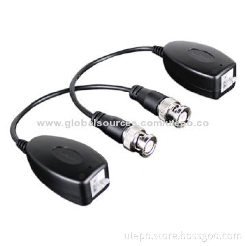Single Channel Passive Video Baluns, Super Lighting Protection, ESD, CCTV Transmission